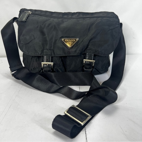 Vintage Authentic Prada Messenger Bag - Picture 1 of 10